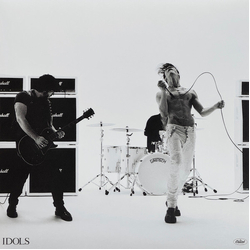 Yungblud Idols SHATTERED STATE EDITION CLEAR WITH BLACK AND WHITE SPLATTER VINYL LP ALTERNATE ARTWORK GATEFOLD SIGNED INSERT