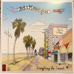 Jack's Mannequin Everything In Transit 20th anniversary BLUE BERRY CLEAR WITH BLUE AND WHITE SMOKE VINYL LP