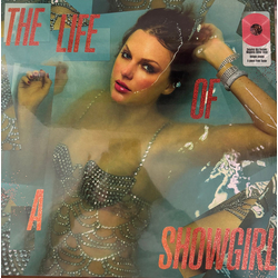 Taylor Swift The Life Of A Showgirl SEQUINS ARE FOREVER MAGENTA GLITTER VINYL LP