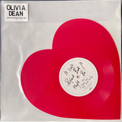 Olivia Dean It Isn’t Perfect But It Might Be! HEART SHAPED RED VINYL 10INCH