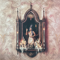 Melanie Martinez Hades Vinyl 2 LP NUMBERED White In Ochre With White Splatter
