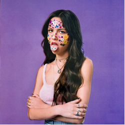Olivia Rodrigo Sour LIMITED NUMBERED CLUB EDITION PURPLE MARBLED SOUR PURPLE VINYL LP GATEFOLD JACKET plus MAGNET