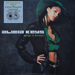 Alicia Keys Songs In A Minor 25th anniversary LIMITED CRYSTAL CLEAR VINYL 2 LP GATEFOLD 