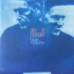 Ed O'Brien Blue Morpho LIMITED NUMBERED CLEAR WITH BUTTERFLY SPLATTER VINYL LP GATEFOLD