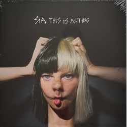 Sia This Is Acting SPLIT BLACK WHITE LIQUID FILLED VINYL LP GATEFOLD SLEEVE