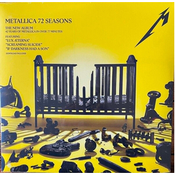Metallica 72 Seasons LONDON EXCLUSIVE SPLATTER VINYL 2 LP WITH 3 FAN CARDS