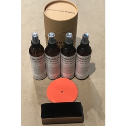 1 LITRE Anti static Spray Vinyl LP Record Cleaner Cleaning Fluid +BRUSH +protector for label