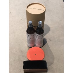 500ml Anti static Spray Vinyl LP Record Cleaner Cleaning Fluid +BRUSH +protector for label