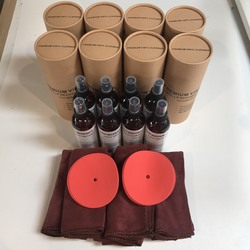 2 litre 8 x 250ml Anti static Spray Vinyl LP Record Cleaner Cleaning Fluid +8 x Cloth