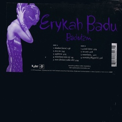 Erykah Badu Baduizm vinyl LP in black sleeve + sticker