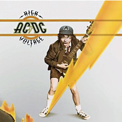 AC/DC High Voltage EU issue vinyl LP DINGED SLEEVE