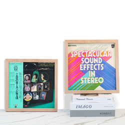 Plywood Vinyl 12" / LP Record Cover Sleeve Frame Wall Album Art Display + fixings