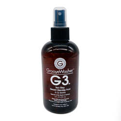 Groovewasher G3 Two Step Fluid 8oz Bottle Vinyl LP Cleaning