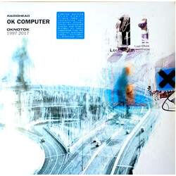 Radiohead OK Computer OKNOTOK EU 2017 BLUE VINYL 3 LP tri-fold sleeve
