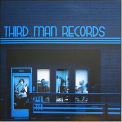 Jack White Live At Third Man Records Nashville & Cass Corridor limited BLACK BLUE WHITE vinyl 3 LP + FLAG