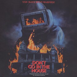 Don't Go In The House Score TRANSPARENT SILVER / ORANGE SWIRL vinyl 2 LP g/f sleeve