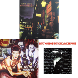 David Bowie Ziggy Stardust / Diamond Dogs / Station To Station vinyl 3 x LP Bundle