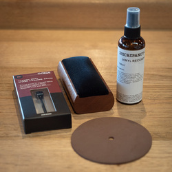 Accessory Record Vinyl LP Cleaning Kit BRUSH / STYLUS Cleaning BRUSH Label Protector