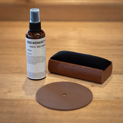 Accessory Record Vinyl Lp Cleaning Kit BRUSH Cleaning Fluid Label Protector