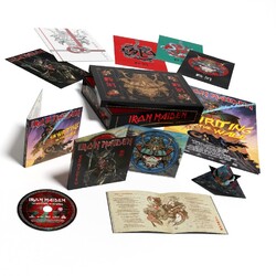 Iron Maiden Senjutsu Bundle SUPER DELUXE CD / Blu-Ray  Box Set + SILVER Vinyl 3 LP Set Bundle