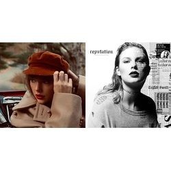 Taylor Swift Red Taylor's Version Black Vinyl / Reputation Picture Disc Vinyl 6 LP Bundle