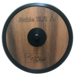 Stable 33.33 SP-7000 WALNUT Vinyl LP Record Transit Platter Stable Accessory