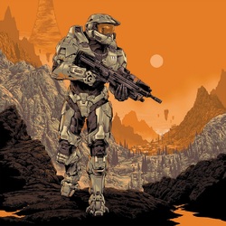 Halo Infinite Original Video Game Soundtrack Mondo black vinyl 2 LP gatefold OBI