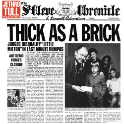 Jethro Tull Thick As a Brick 50th Anniversary Half Speed Master Vinyl LP