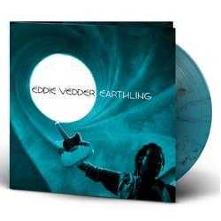 Eddie Vedder Earthling indies exclusive BLUE & BLACK MARBLED vinyl LP