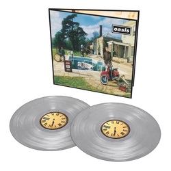 Oasis Be Here Now limited SILVER vinyl 2 LP 25th anniversary