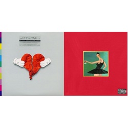 Kanye West My Beautiful Dark Twisted Fantasy / 808s & Heartbreak vinyl 2 ALBUM 5 LP Bundle