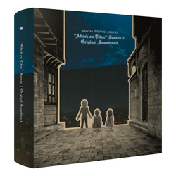 Hiroyuki Sawano Attack On Titan Season 3 Soundtrack deluxe BLACK/WHITE SPLATTER vinyl 4 LP set