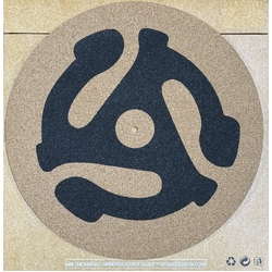 Vinyl LP Record CORK Slip Mat Anti Static 3mm Thick For Record Player New PRINTED