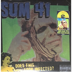 Sum 41 Does This Look Infected RSD BF 180gm GREEN KHAKI/COLOUR SPLASH Vinyl LP
