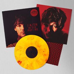 Louis Tomlinson Faith In The Future limited YELLOW & RED MARBLE vinyl LP