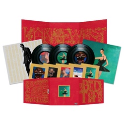 Kanye West My Beautiful Dark Twisted Fantasy vinyl 3 LP SCRATCH AND DENT
