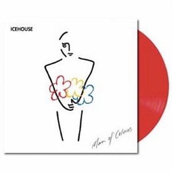 Icehouse Man Of Colours limited edition RED vinyl LP DINGED/CREASED SLEEVE