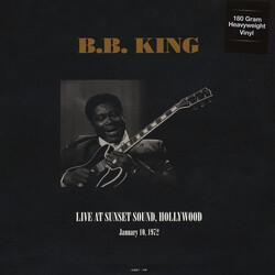 B.B. King Live At Sunset Sound - Hollywood January, 10th 1972 Vinyl 2 LP