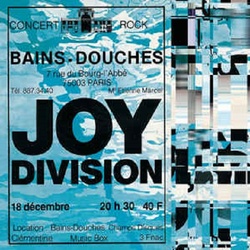 Joy Division Live At Les Bains Douches 180gm vinyl LP