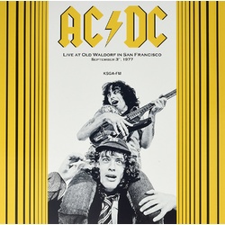AC/DC Live At Old Waldorf In San Francisco September 1977 vinyl LP Bon Scott