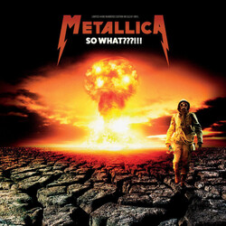 Metallica So What! Live Broadcast Woodstock 1994 ltd #d CLEAR vinyl LP