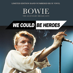 David Bowie We Could Be Heroes Legendary Broadcasts #d BLUE vinyl LP