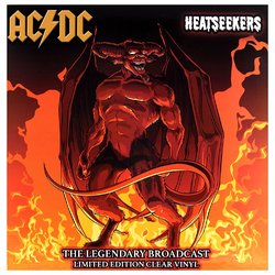 AC/DC Heatseekers Legendary Broadcasts CLEAR vinyl LP