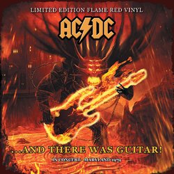 AC/DC And There Was Guitar! In Concert Maryland 1979 RED vinyl LP