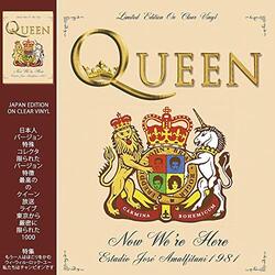 Queen Now Were Here Game Tour Argentina 1981 CLEAR vinyl LP