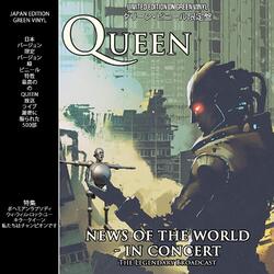 Queen News Of The World In Concert ltd GREEN vinyl LP