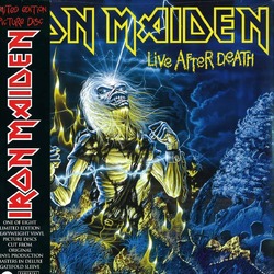 Iron Maiden Live After Death Limited Edition picture disc vinyl 2 LP g/f