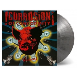 Corrosion Of Conformity Wiseblood MOV 180gm SILVER BLACK SWIRL vinyl 2 LP