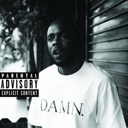 Kendrick Lamar Damn limited #d Collectors Edition CLEAR vinyl 2 LP g/f