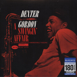 Dexter Gordon A Swingin' Affair High Quality Stereo Reissue Limited Edition 180Gm vinyl LP
